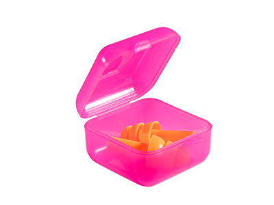 Muestra del empaque del tapón auditivo