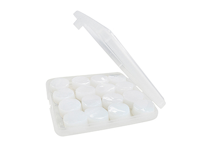 Muestra del empaque del tapón auditivo